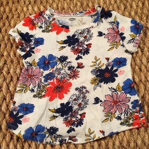 Bright floral tee